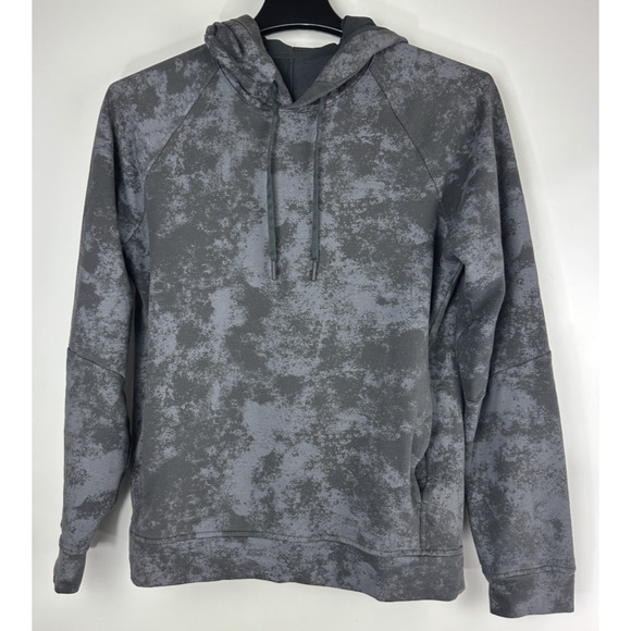Lululemon City Sweat Pullover Hoodie French Terry Astral Graphite Grey Men's M - Picture 2 of 11